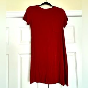 Red Shirt Dress